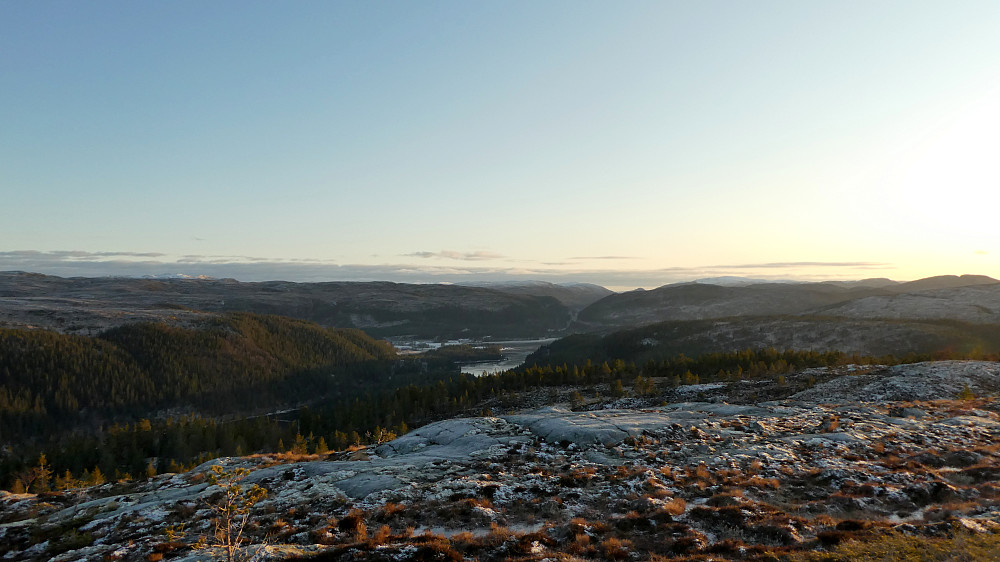 Skimter her Rødsjøvatnet.