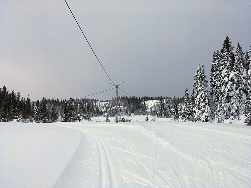 Her kommer snøen.