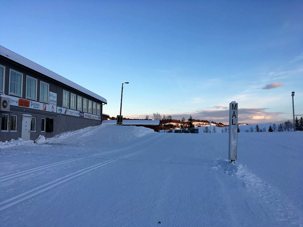 Tilbake til start. (mål)