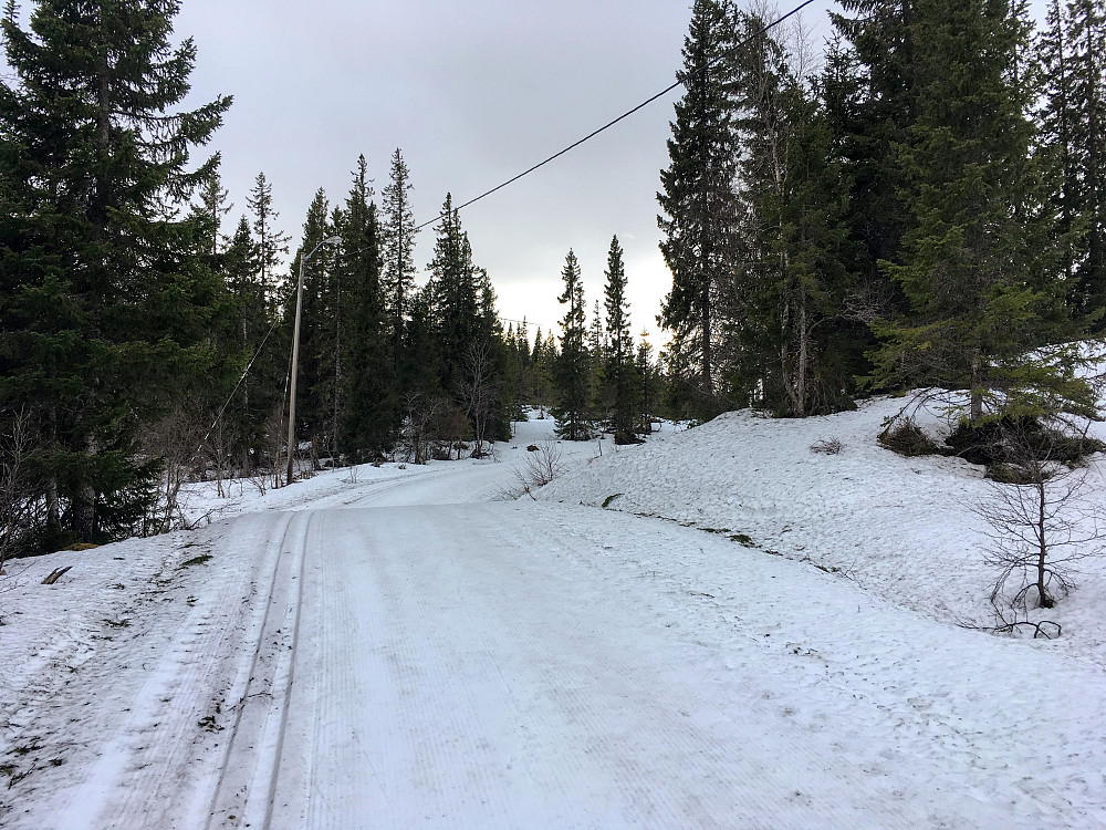 Mye "dritt" i løypa i dag.