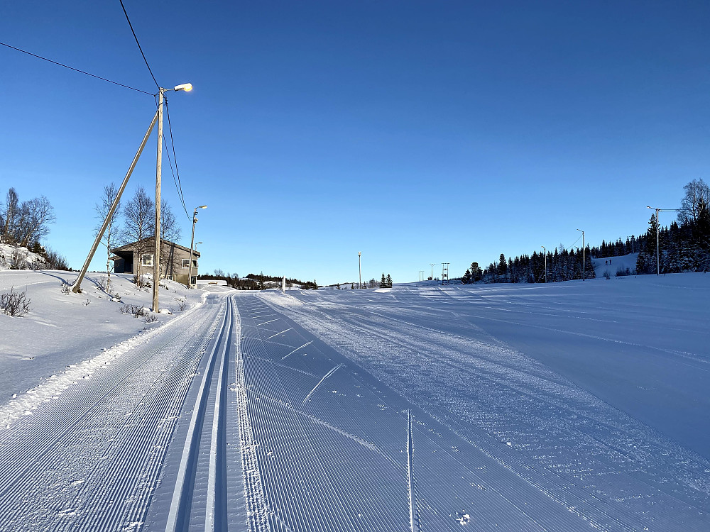 Tilbake på Leksvik Skistadion-Hosteinan etter en flott tur ut til Åsabua.