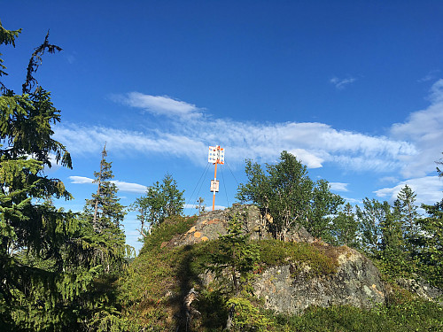 Trimbok i kassen oppe på toppunktet.