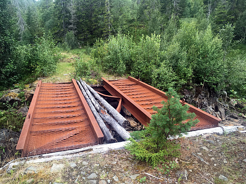 Brua over Langdalselva.
