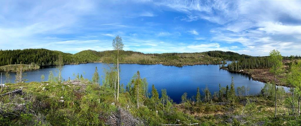 Måvatnet.Her fra Drengåsen.