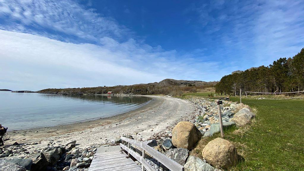 Noen bilder fra vårt strandbesøk i det fine været.