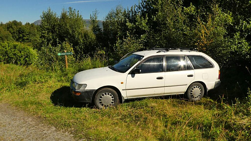 Feriebilen vi fikk låne her på Leka av min onkel.Tusen takk!
