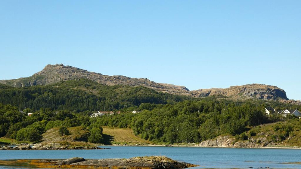 Hoinnøyron som vi kalte fjellet.Størvet er navnet som står på kart.