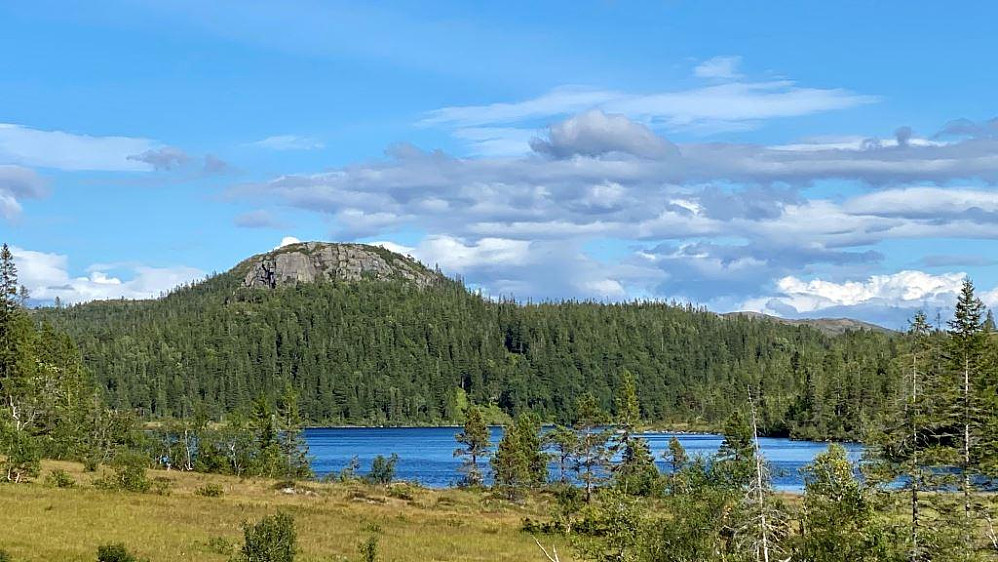 Mot Søre Fessdalsvatnet og Svartoksen (topp)