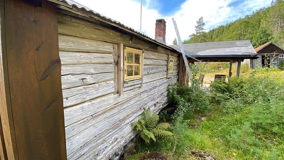 Gamle tømmervegger her.