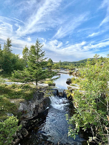 Tilbake ved Dørndalsvatnet her.