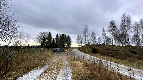 Fint å parkere her.