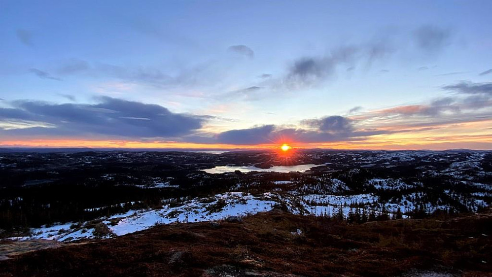 Mot sør.
