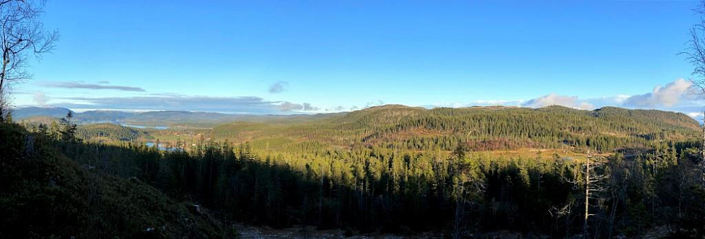 Panorama mot øst.