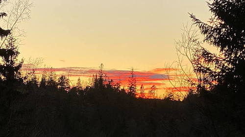 Sola har gått ned for i dag etter en fin tur.