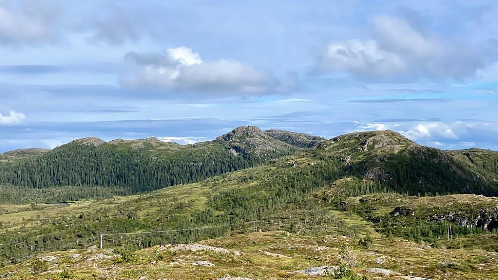 Fin utsikt mot Østerheia og Grønliklumpen.