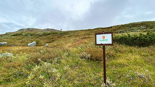 Da er vi kommet inn i nasjonalparken.