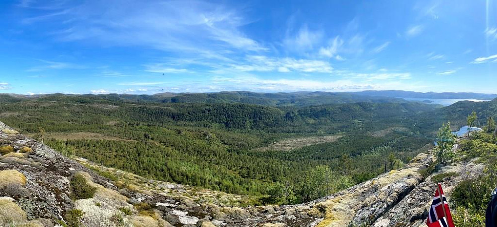Panorama mot sør.