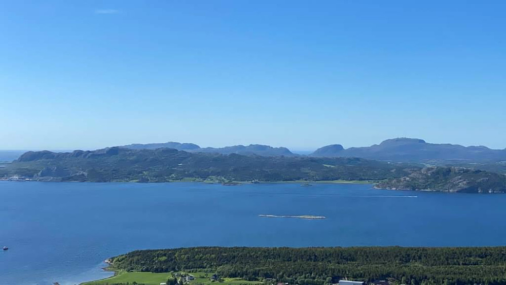 Stjørnfjorden og Kopparen 484 moh.th.