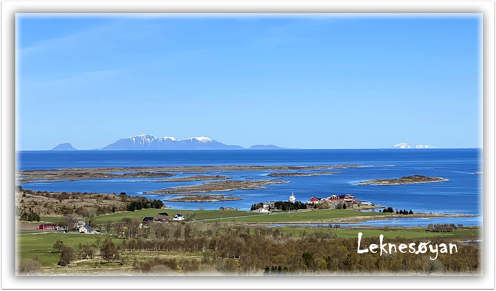 Leknessjøen og Leknesøyan.