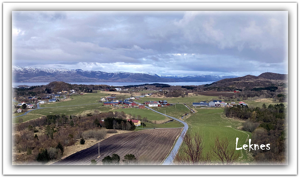 Utsikt fra Sørlauhatten.