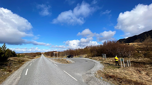 Da starter vi på turen opp mot Ørnerovet Trimpost først.