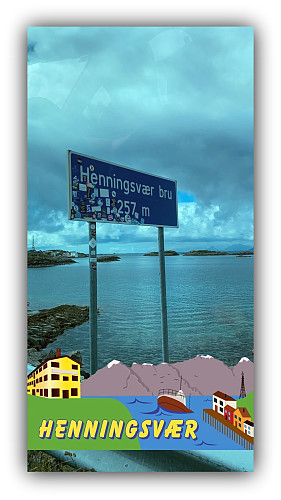 På tur inn til Henningsvær.