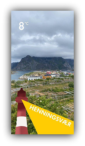 Ikke sommertemp her nei.