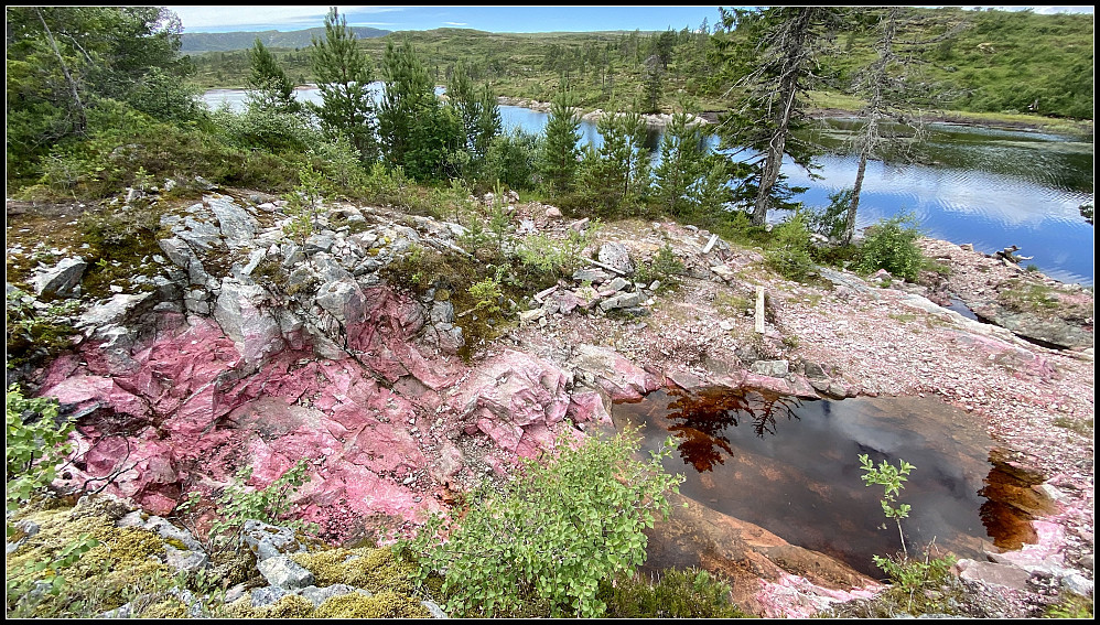 Flott farge på berget.