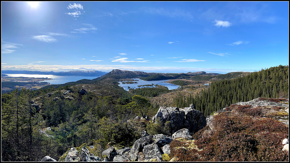 Panorama mot Blåheia.