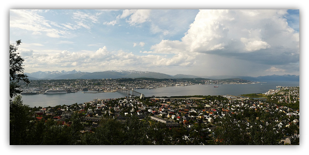 Panorama på vei opp Aksla