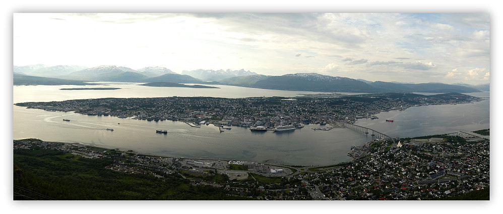 Panorama over Tromsøya.
