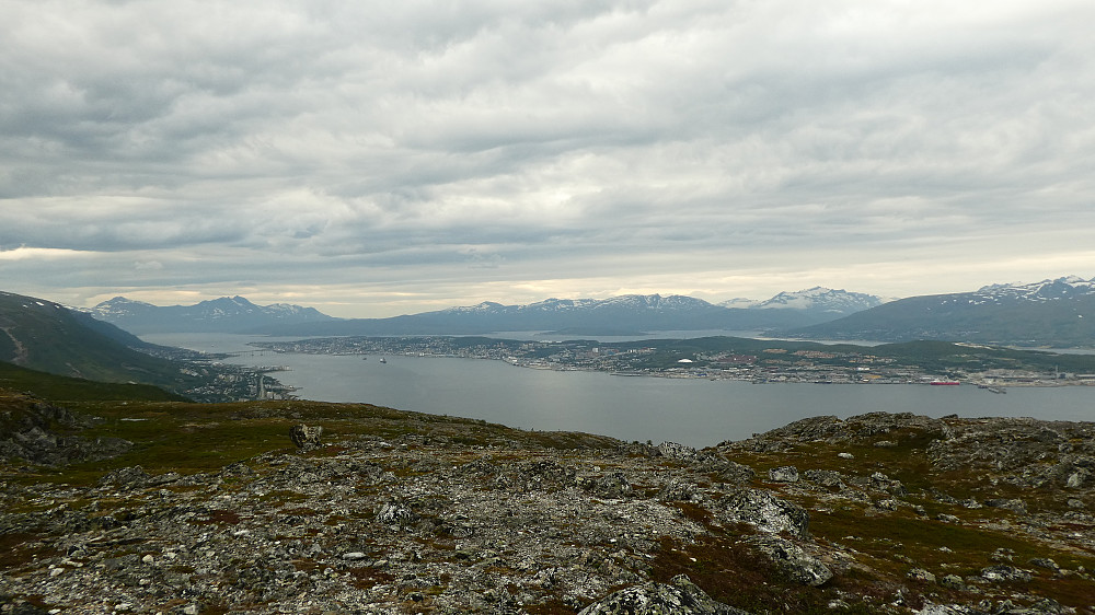 Utsikt mot Tromsø by.