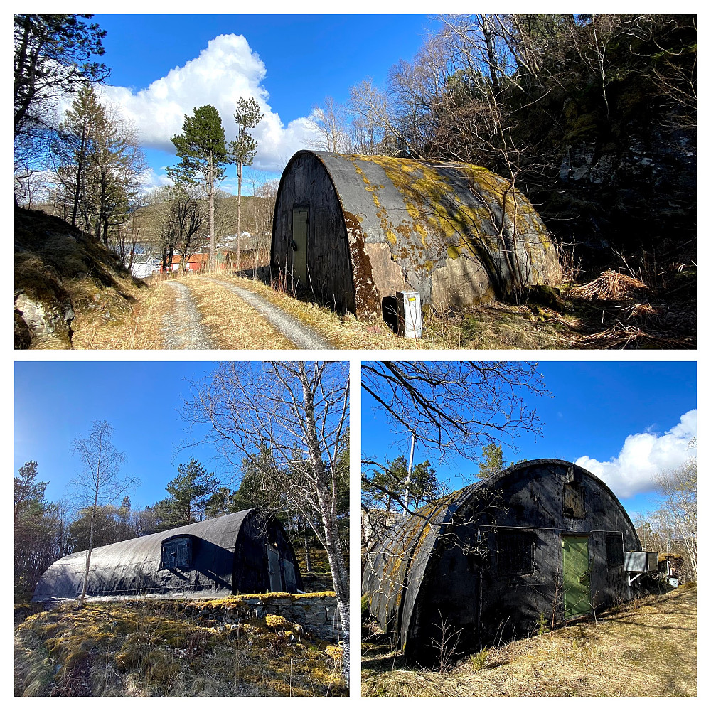 Det er 3 Moniermagasiner her på Hysneset. De ble bygget på slutten av 1800 tallet.