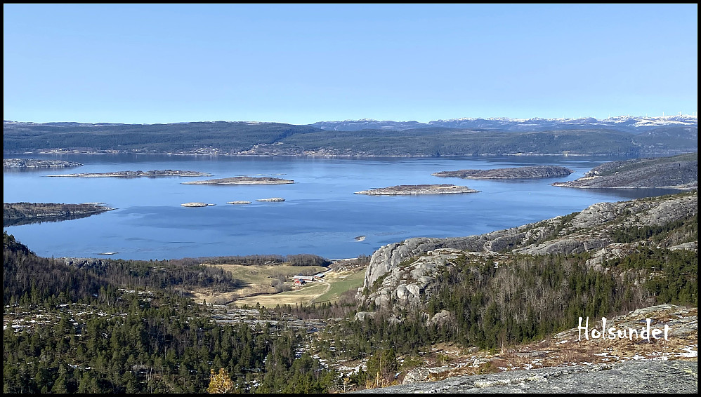 Flott utsikt fra varden.