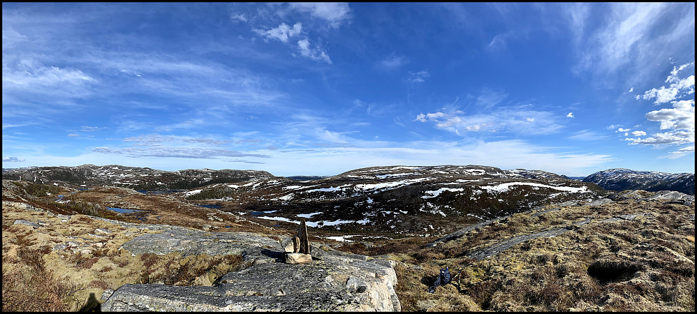 Panorama mot sør.