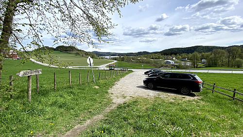 Greit å parkere her............