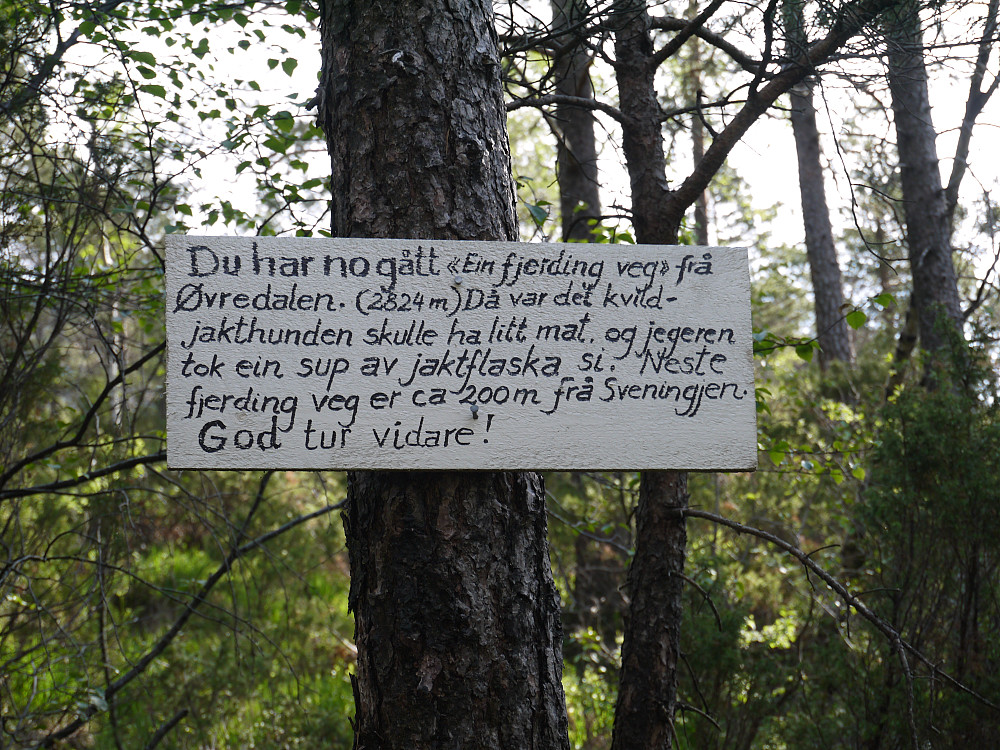 Nesten halveis oppe.