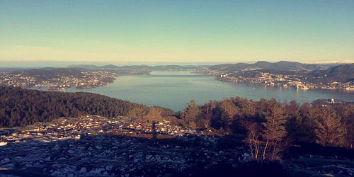 Utsikt frå Damsgårdsfjellet