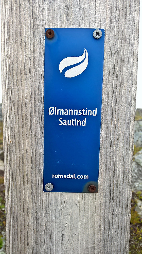 Klippestasjon på Ølmannstind, eller Sautind som den nok også heiter då.