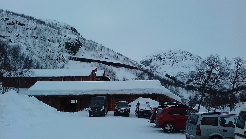 Starten ved Mjølfjell vandrerhjem.