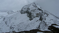 Mot toppen Becca Traversière på 3337 moh. Den frister ikke i dag.