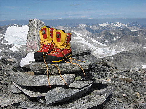 Pyttegga med nye fjellsko