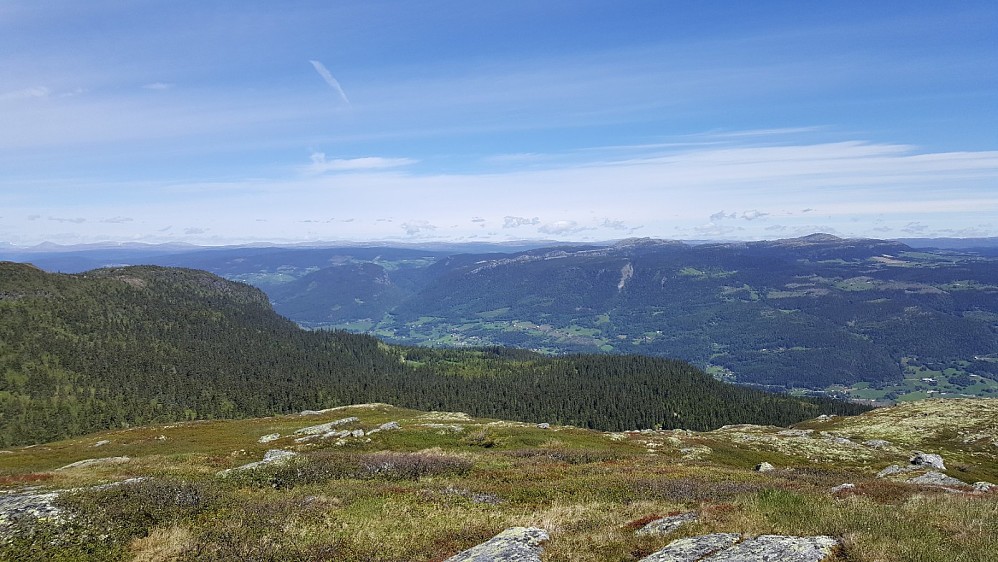 Utsikt fra Skjenafjellet mot Gudbrandsdalen