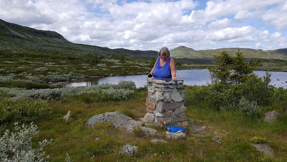 Sigrid ved Torsdalen sikteskive.