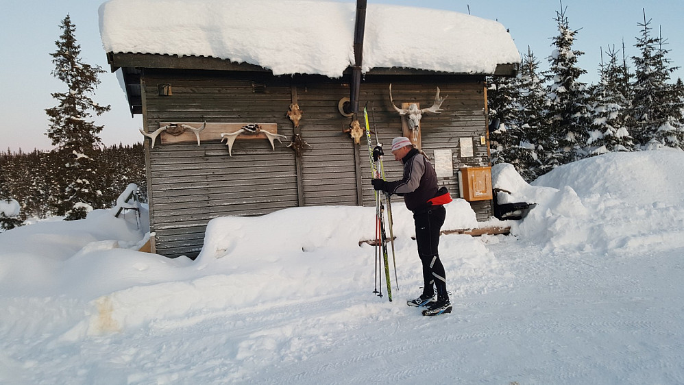 Arvid foran Tittut Slott
