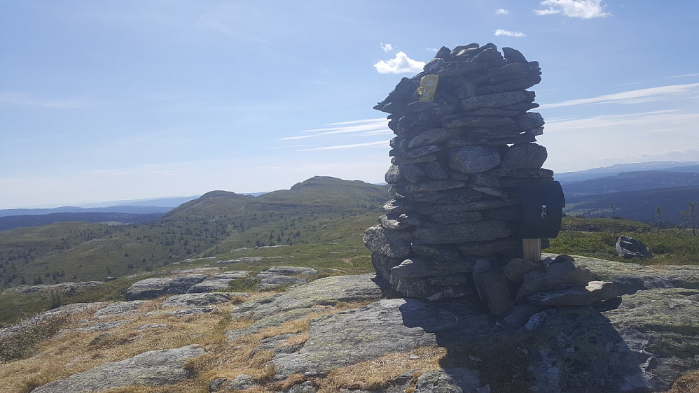 Skjenafjellet, mot Killiknappen