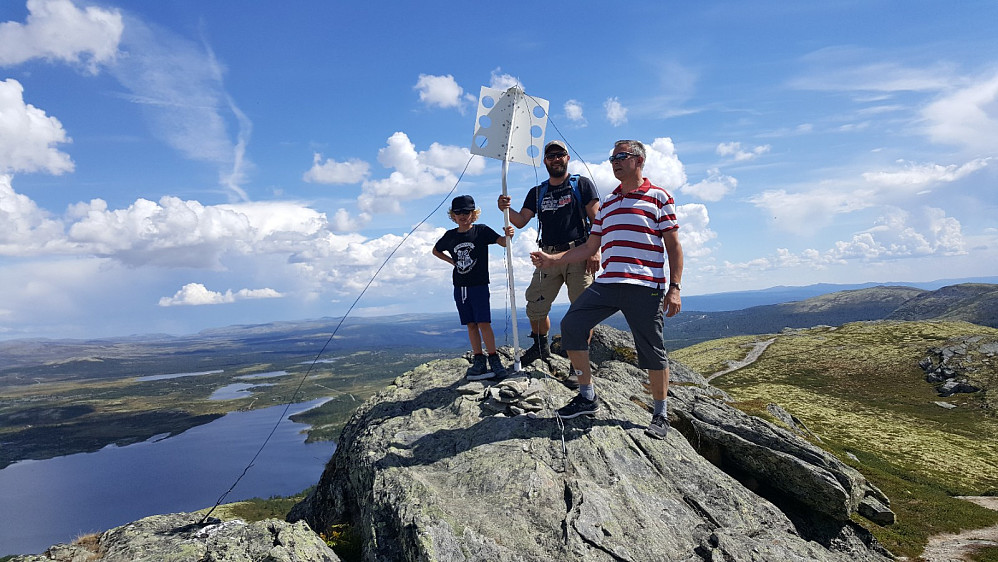Gahr, Jonn Harald og Knut på Svartfjellet