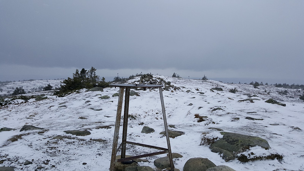 Sikteskiva på Sjusjøfjellet