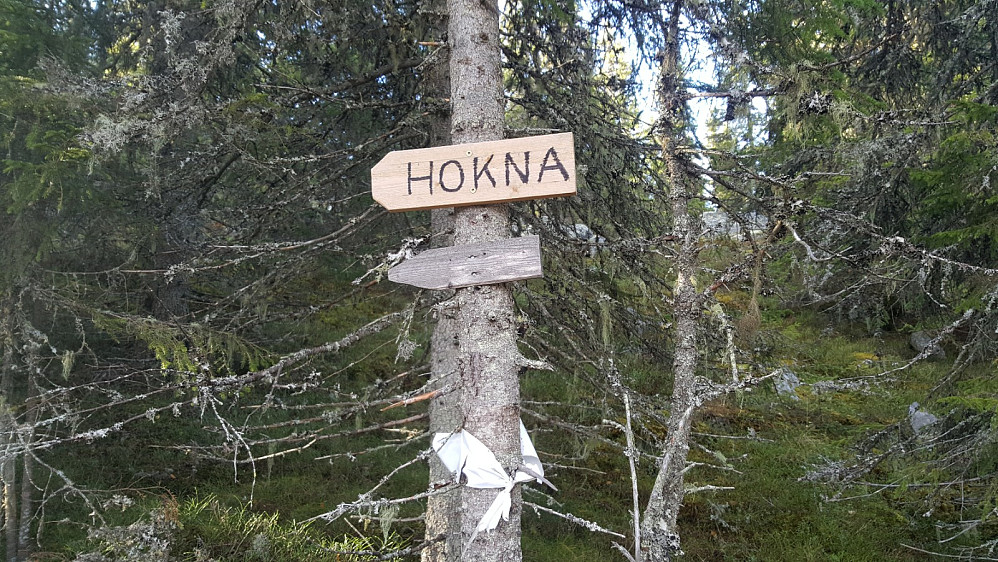 Like sør for Brånån, råk til Hokna