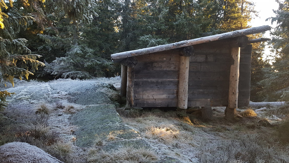 Gapahuken på toppen av Turtdalshøgda